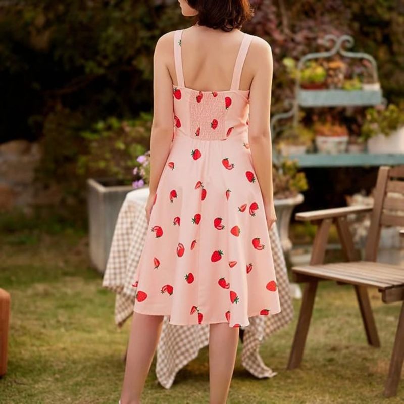 La Dolce Vita Dress - Strawberry & Pink image