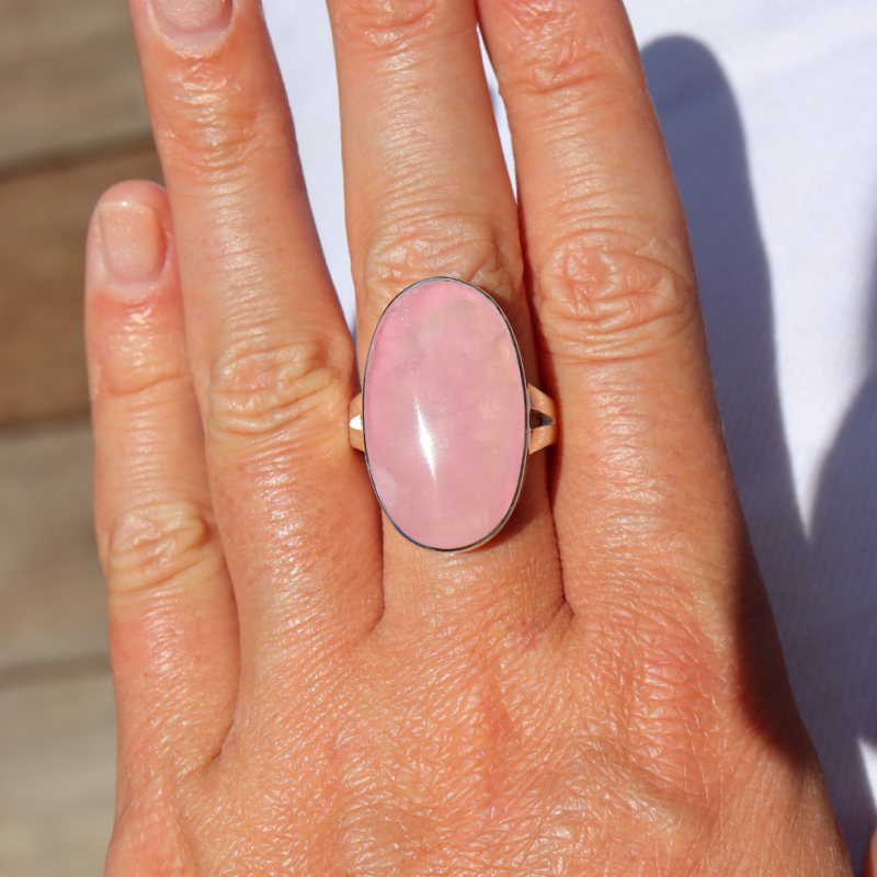 La Stèle Rose Quartz Ring image