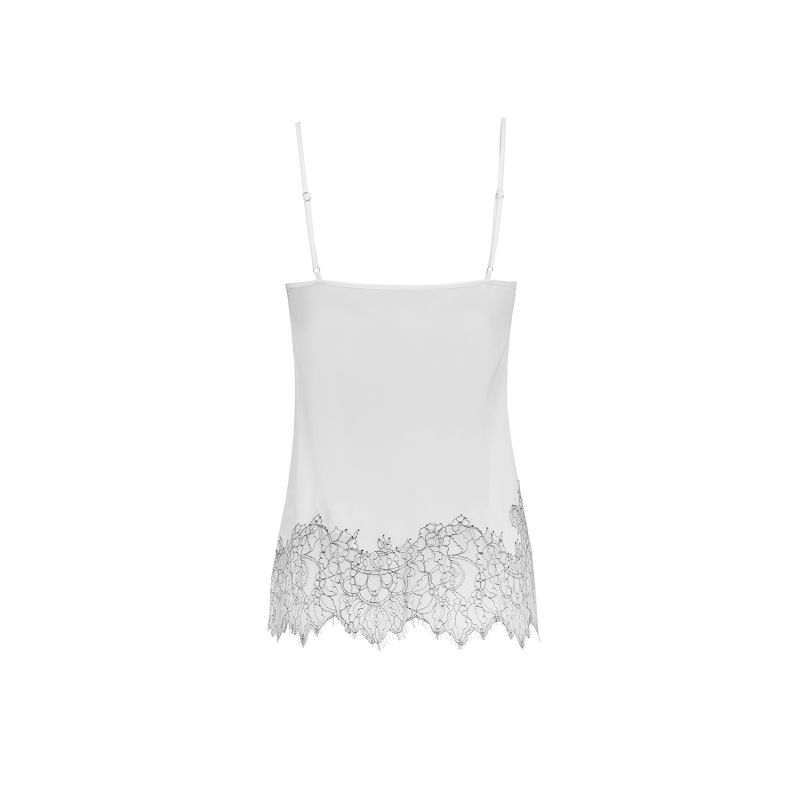 Lace Detailed Camisole - White image