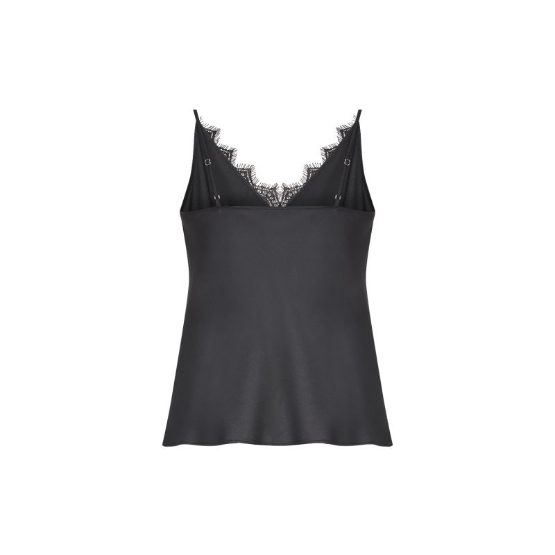 Lace Detailed Camisole - Black image