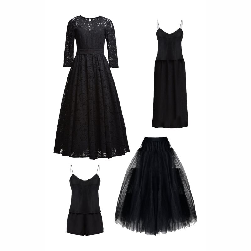 Lace Dress Viktoria Black image