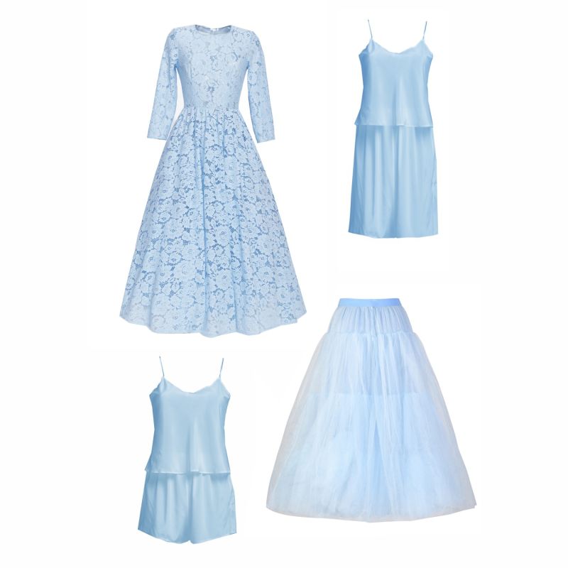 Lace Dress Viktoria Light Blue image