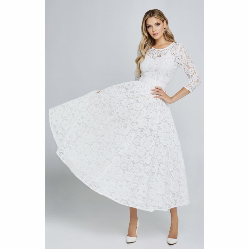 Lace Dress Viktoria White image