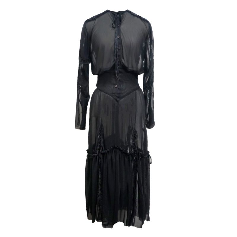 Black Lacewing Dress image