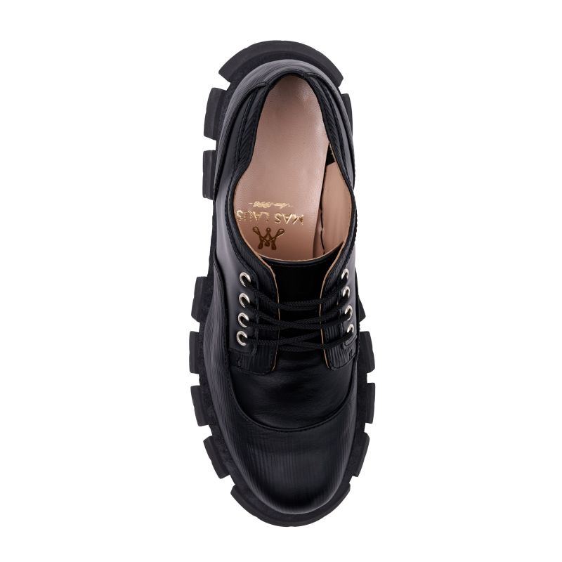 "Lace Up Loafers, Black" image