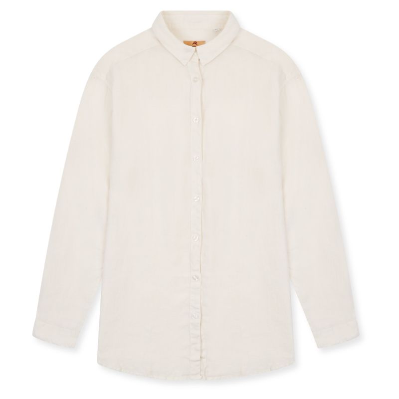 Women's Linen Shirt - Ecru image