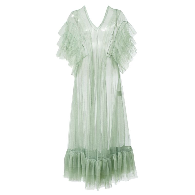 Tulle Dress Glitter Mint Green image