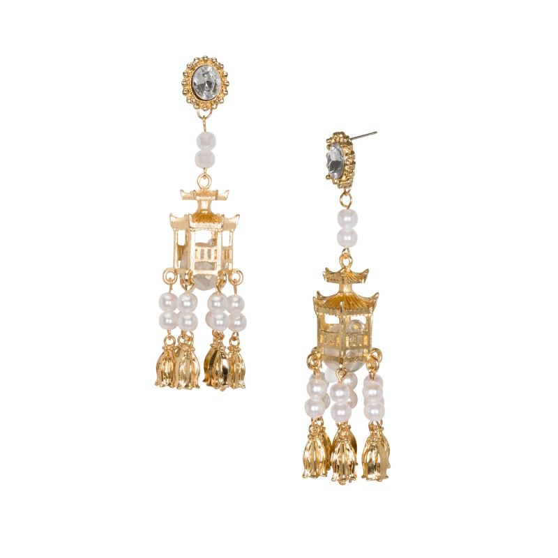 Lantern Festival Dangle Earrings image