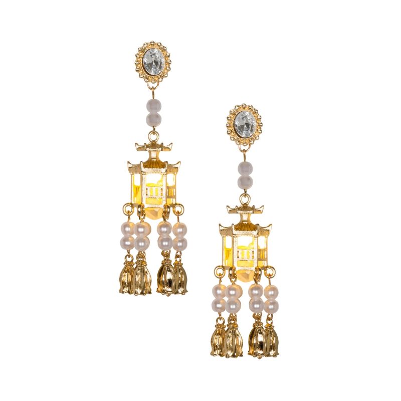 Lantern Festival Dangle Earrings image