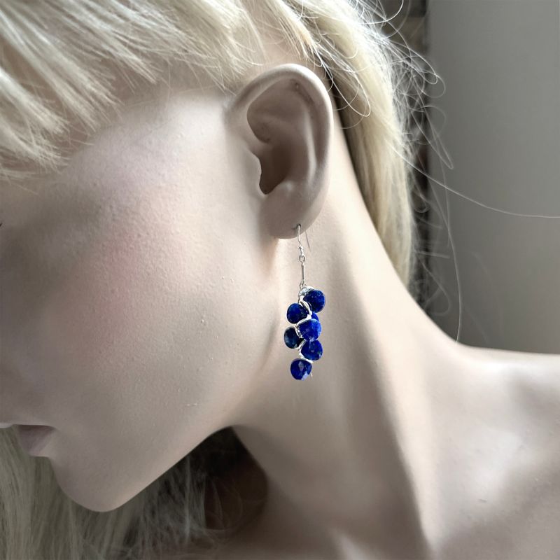 Lapis Sterling Signature Earrings image