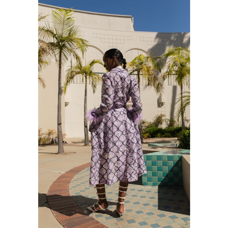 Lavender coat sale
