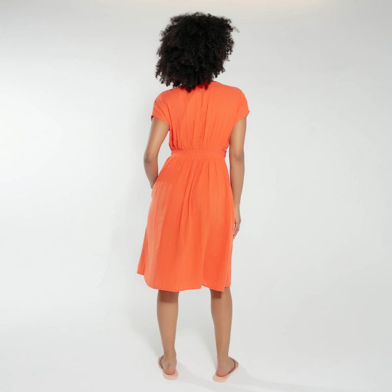 Layla Dress In Orange image