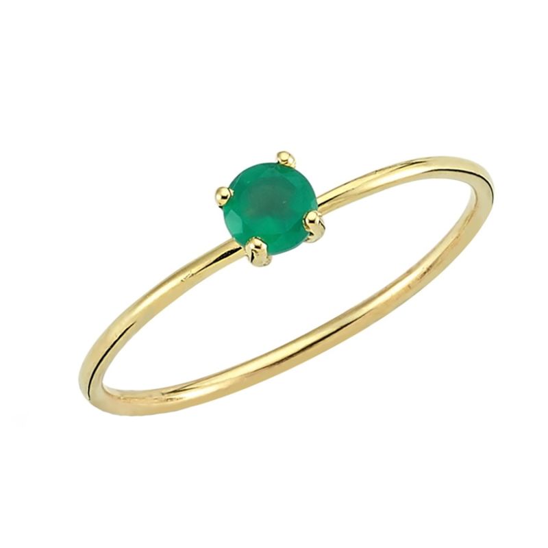 Iconic Green Agate Ring image