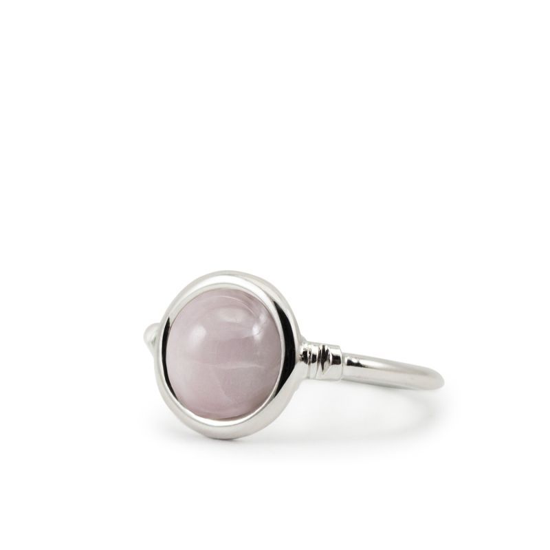 Satellite Sterling Silver Kunzite Ring image