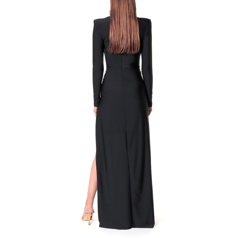 Adriana Power Black Dress AGGI by HALEWSKI Wolf & Badger
