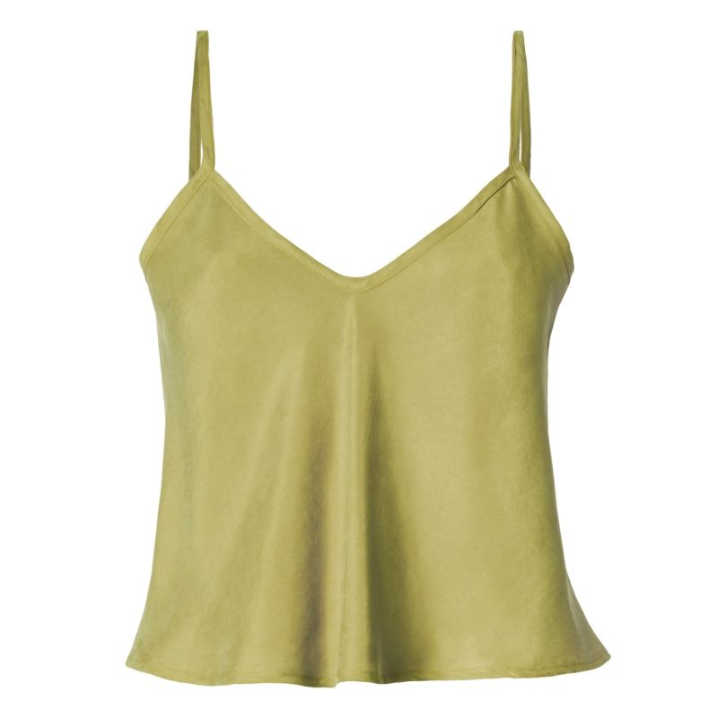 Leaf Green Vegan Silk Camisole image