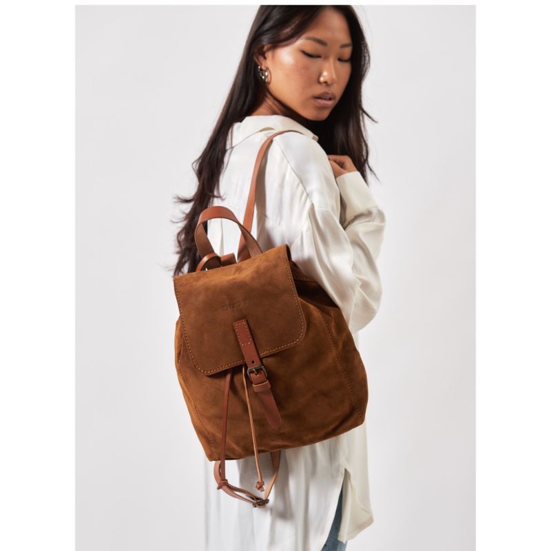 Leather Backpack Brown Venice Collection image