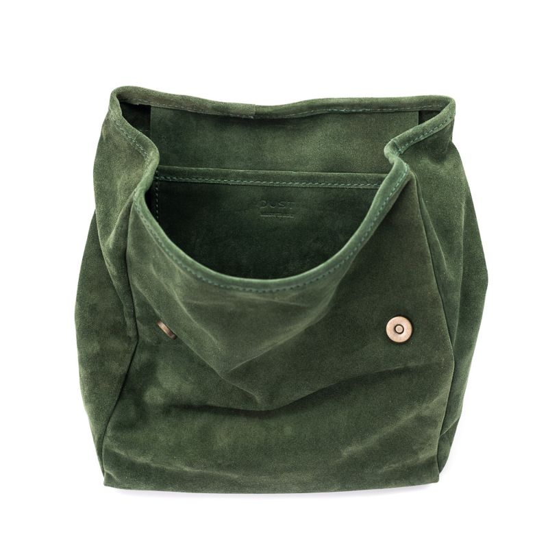 Leather Backpack Green Upper West Side Collection image