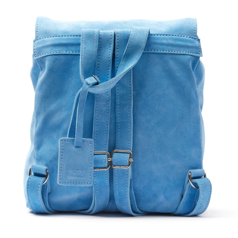 Leather Backpack Light Blue  Upper West Side Collection image