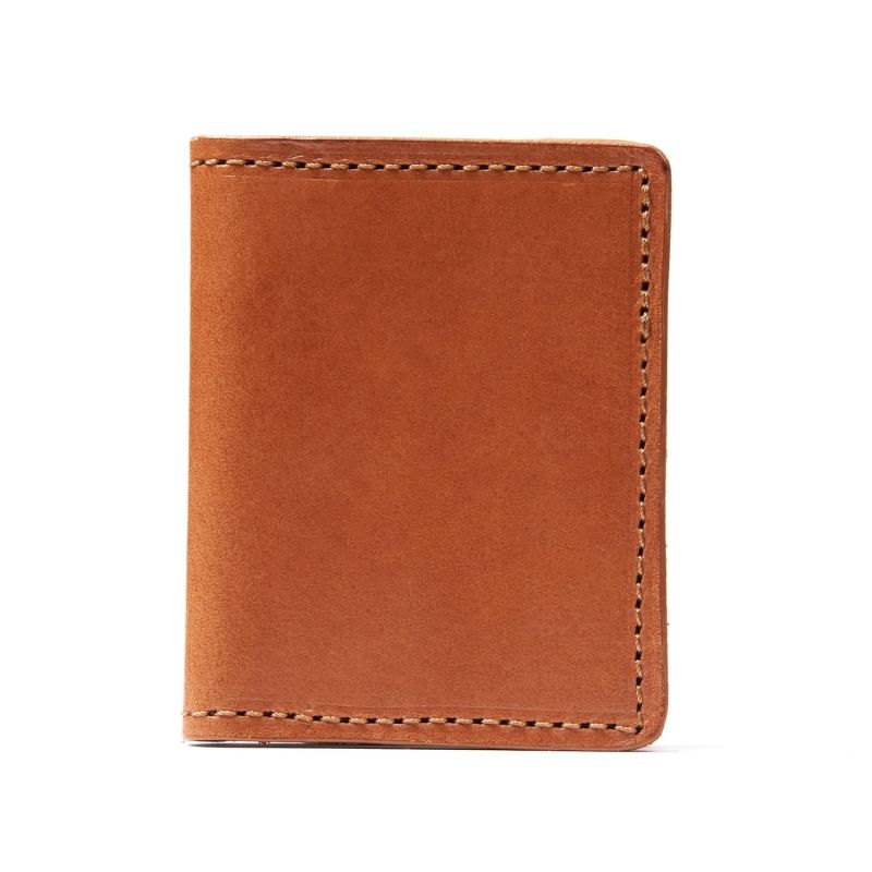 Leather Cardholders In Cuoio Brown New York Style image