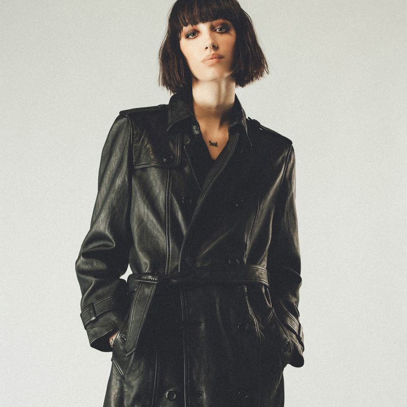 Leather Trench image