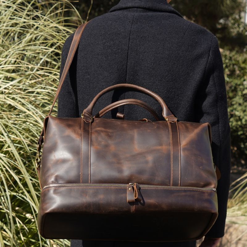Weekender bag with suit compartment cheap