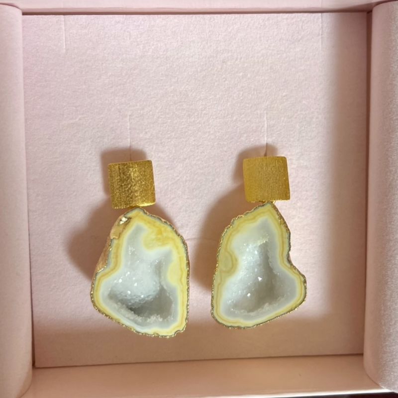 Lemon Rocks In The Sky Earrings image