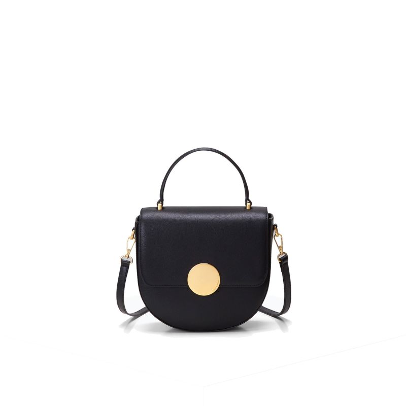 Lottie Saddle Tote Black image