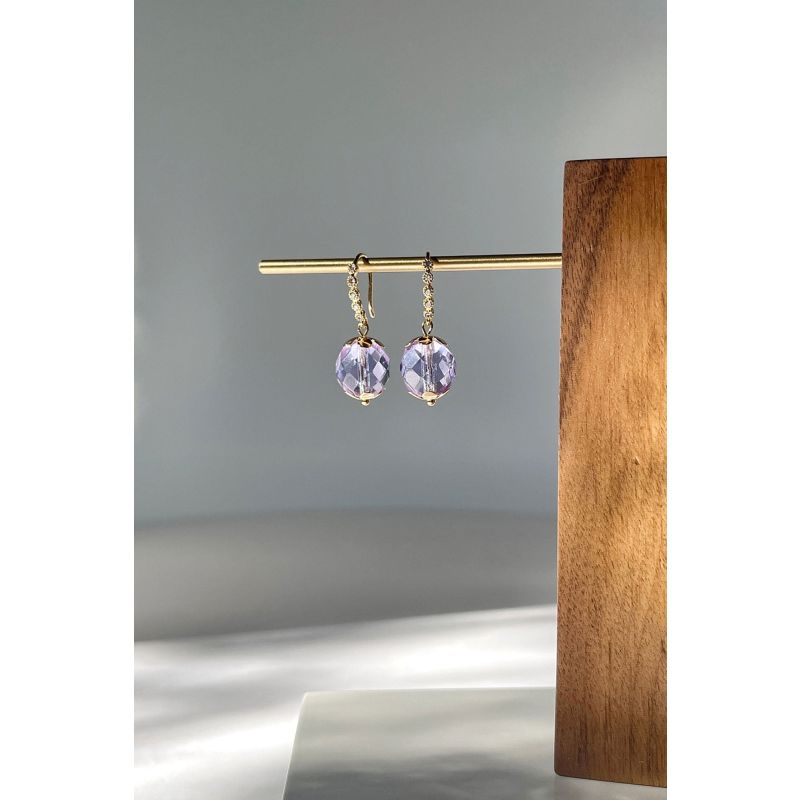 Leni Earrings In Lavender image