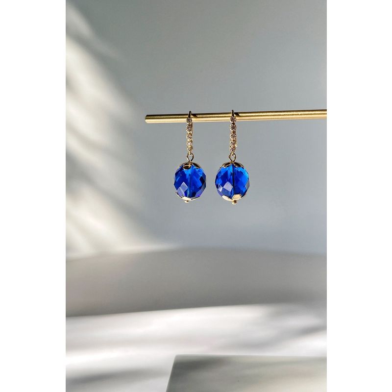 Leni Earrings In Sapphire image