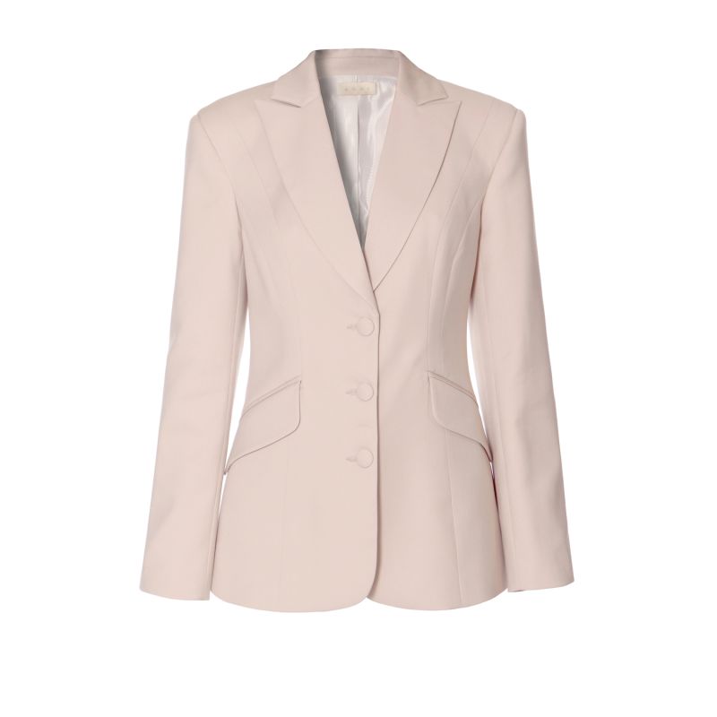 Leona Pearl Ivory Single Breasted Blazer image