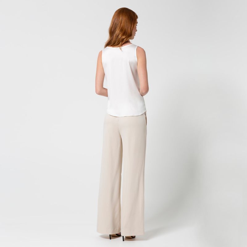 The Liapure Pull On Pants Beige image