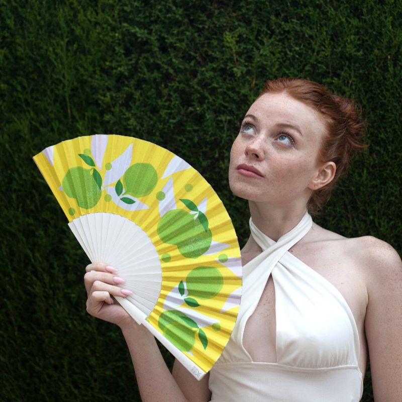 Lick Of Lime Hand Fan image