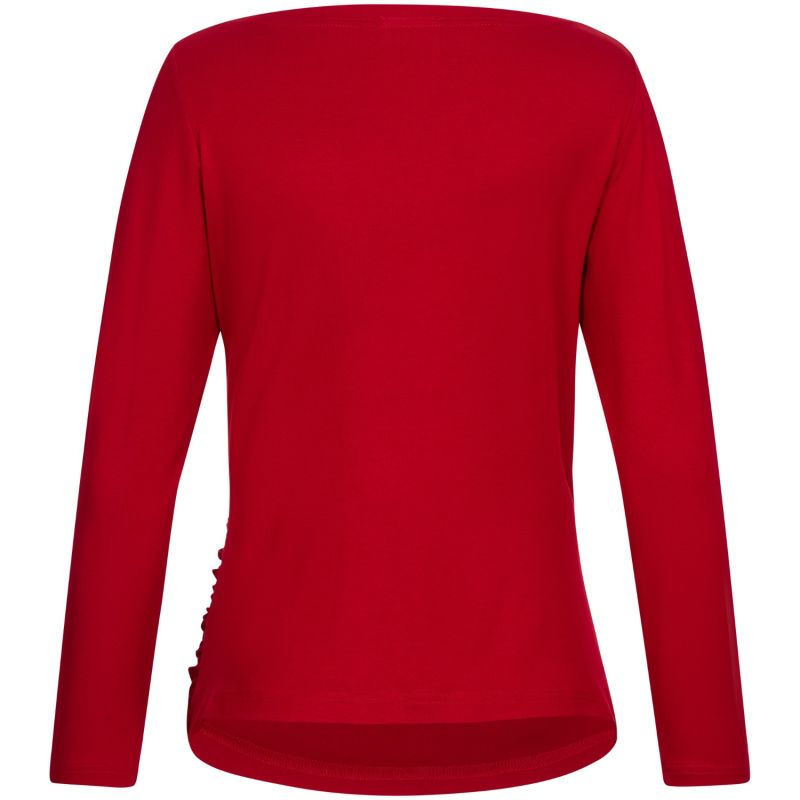 Draped Shirt - Red image