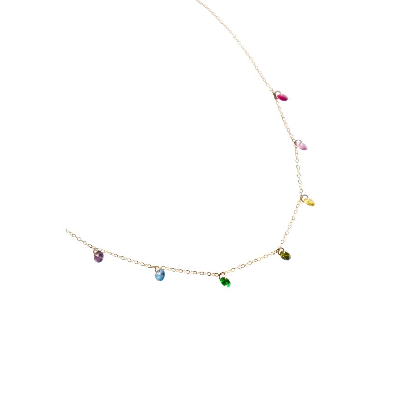 Lilian Rainbow Zircon Necklace image