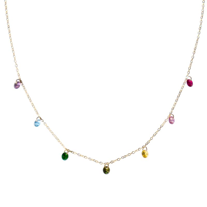 Lilian Rainbow Zircon Necklace image