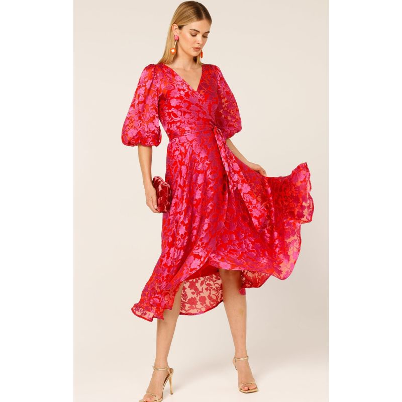 Lily Fire Wrap Dress image