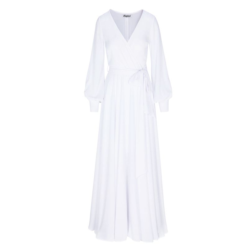 Lilypad Maxi Dress - White | Meghan Fabulous | Wolf & Badger