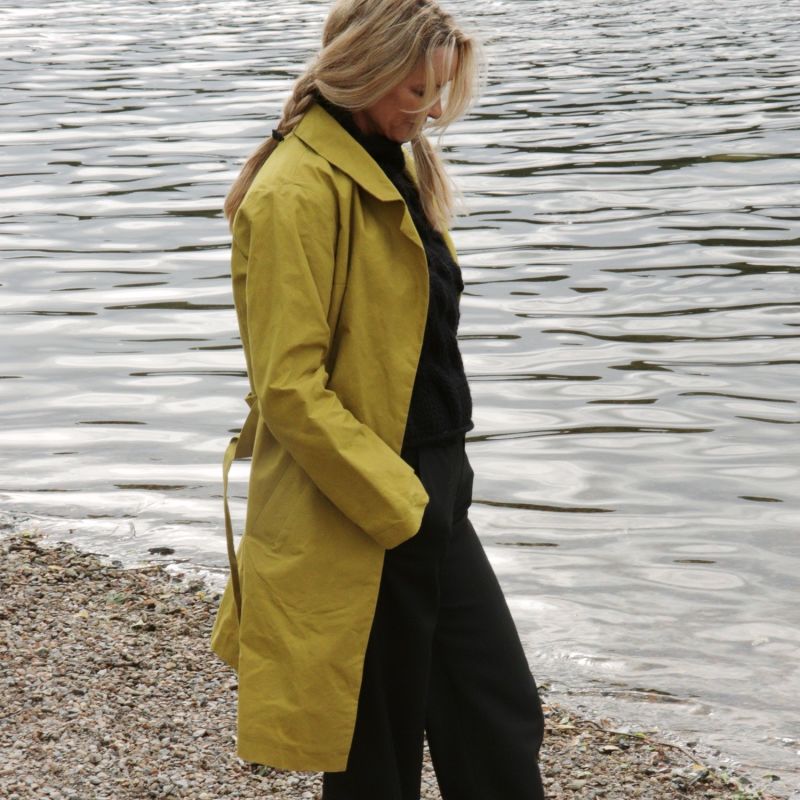 Lime Belted Rain Coat Gunda Hafner LTD Wolf Badger