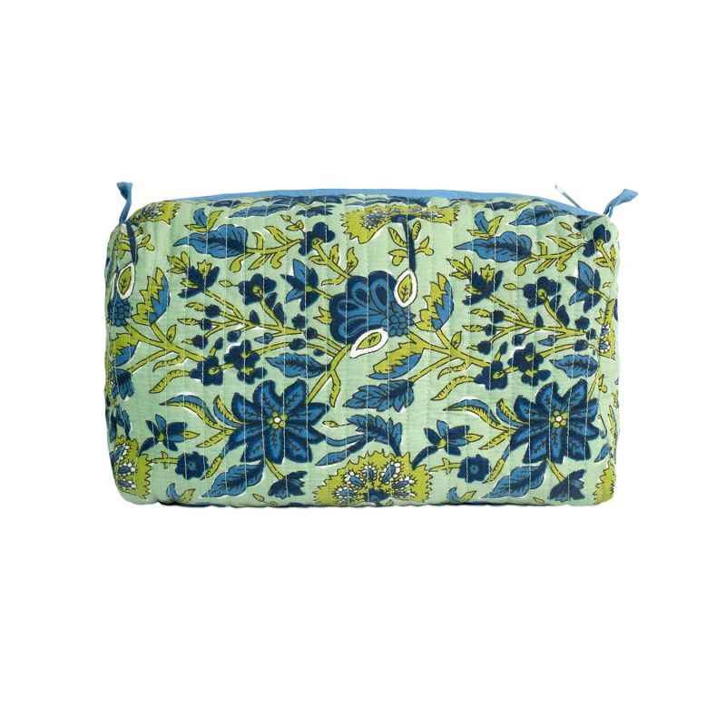 Lime Patchouli Cotton Wash Bag image