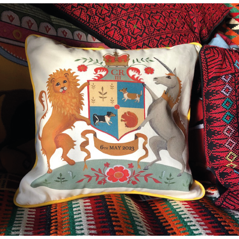 Limited Edition Coronation Crest Cushion image