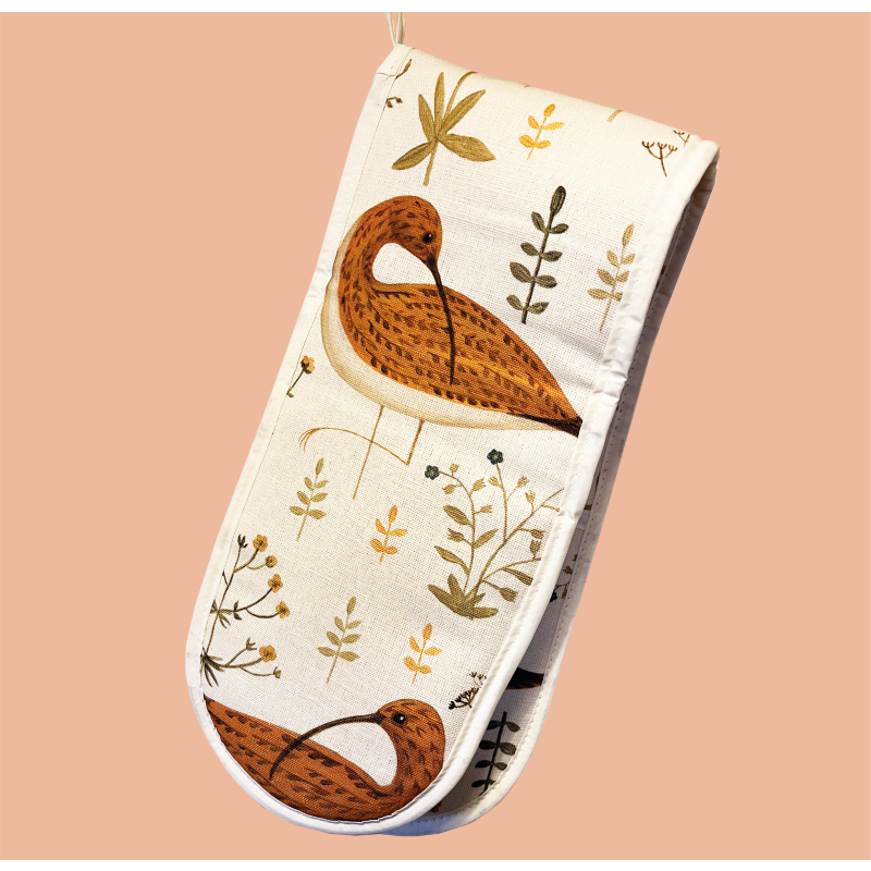 Limited Edition Curlew Double Oven Gloves image