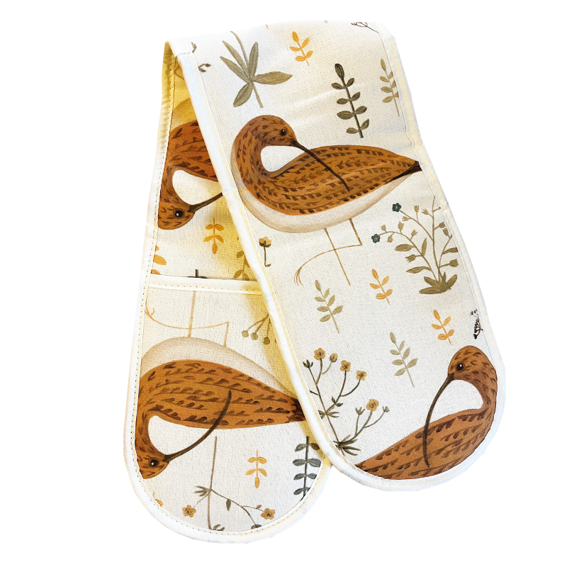 Limited Edition Curlew Double Oven Gloves image