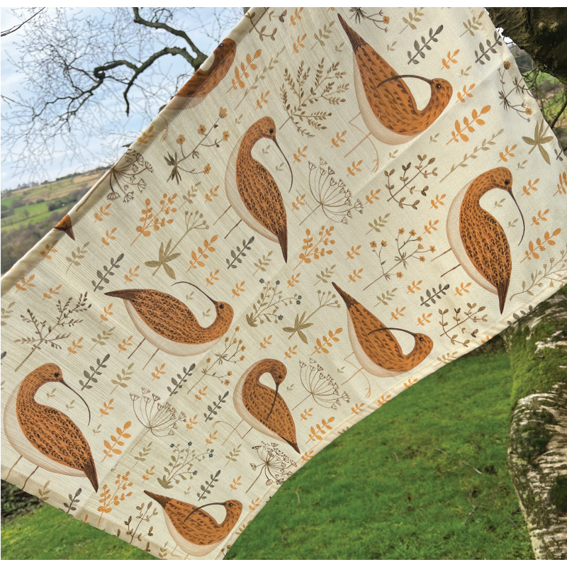 Limited Edition Curlew Tea Towel image