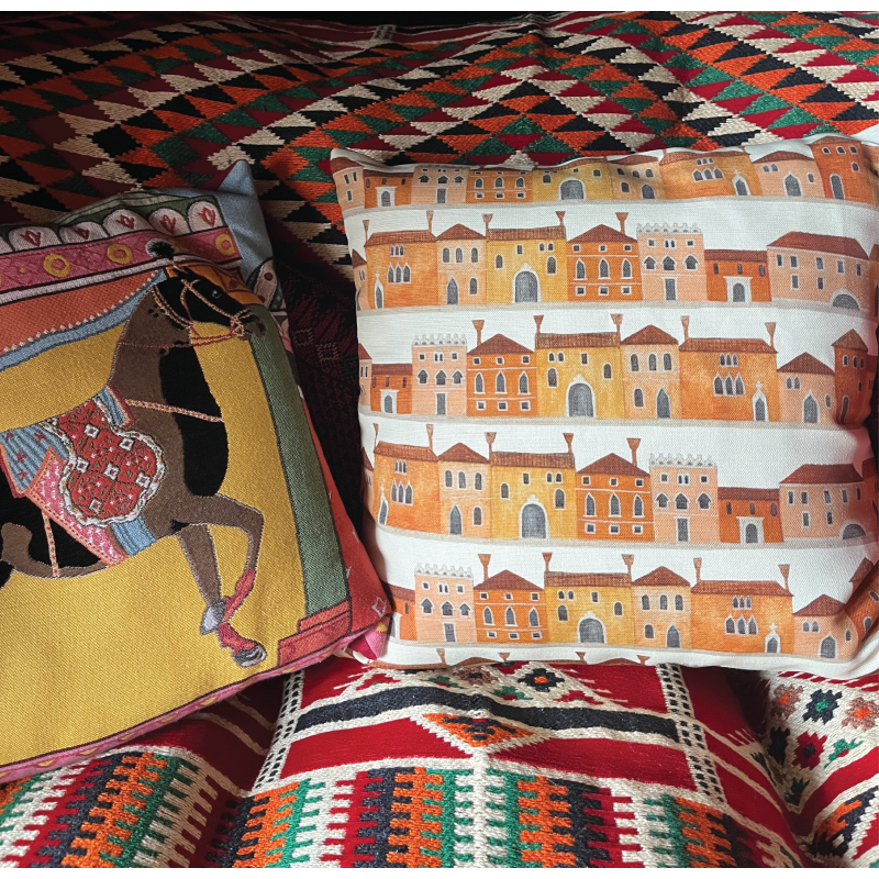 Limited Edition Venetian Houses Cushion image