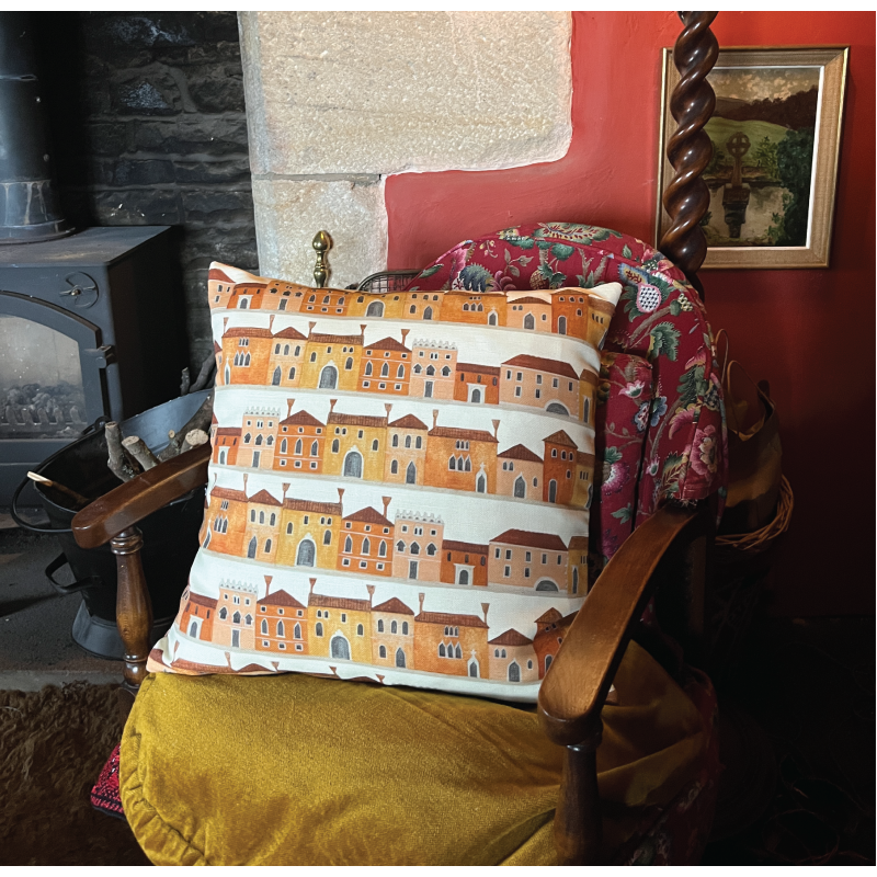 Limited Edition Venetian Houses Cushion image