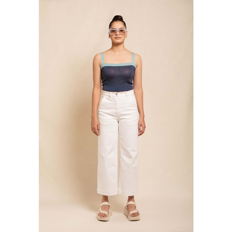 Linen Cami - White image