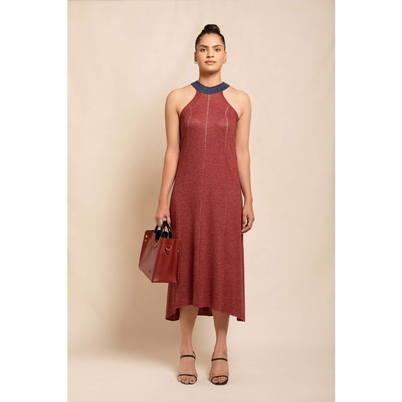 Linen Cashmere Midi Dress image