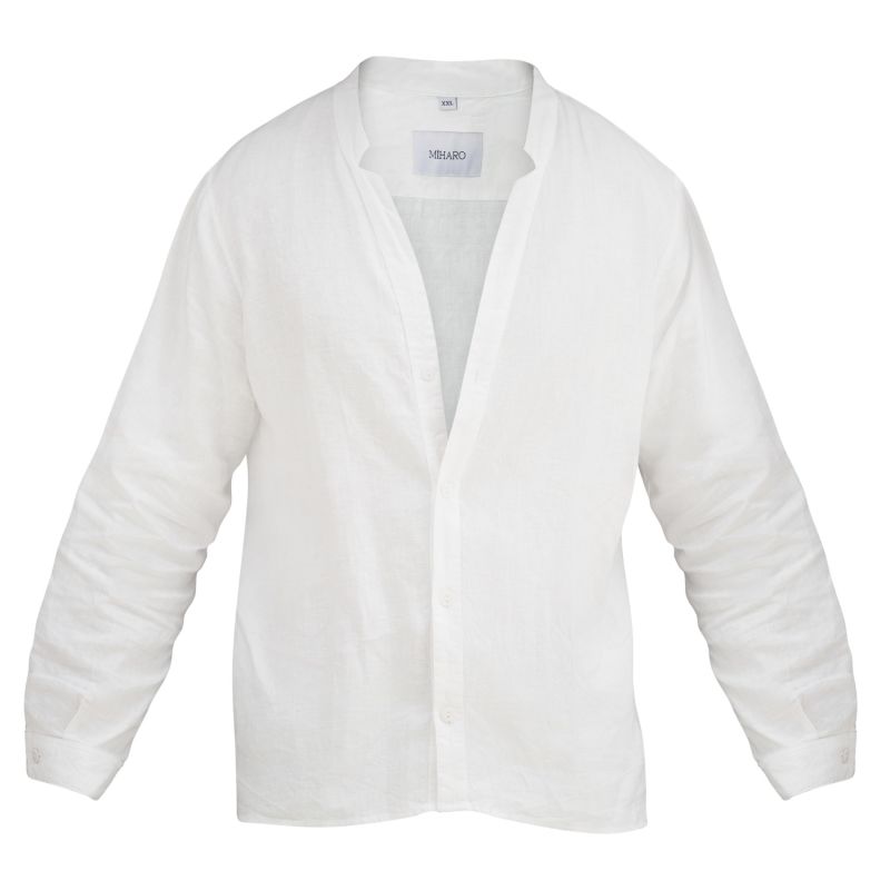 Linen Shirt Men - White image