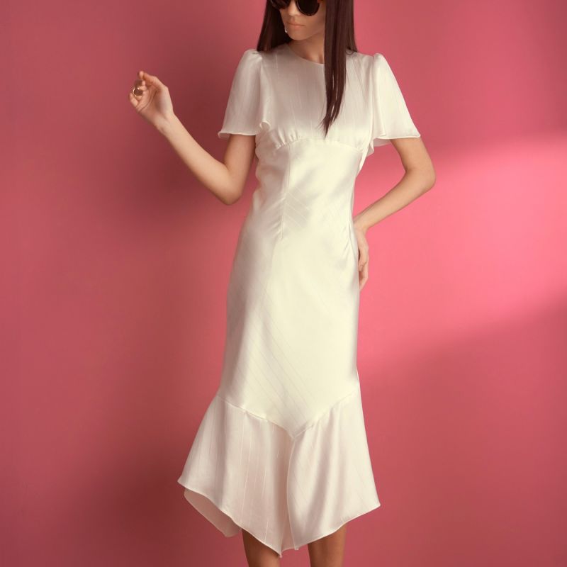 Linia Dress - White image